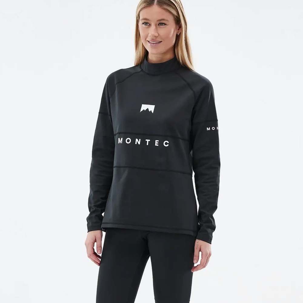 Montec Alpha W Base Layer Ski / Snow Top - Black